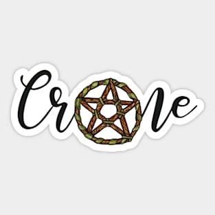 Crone Sticker